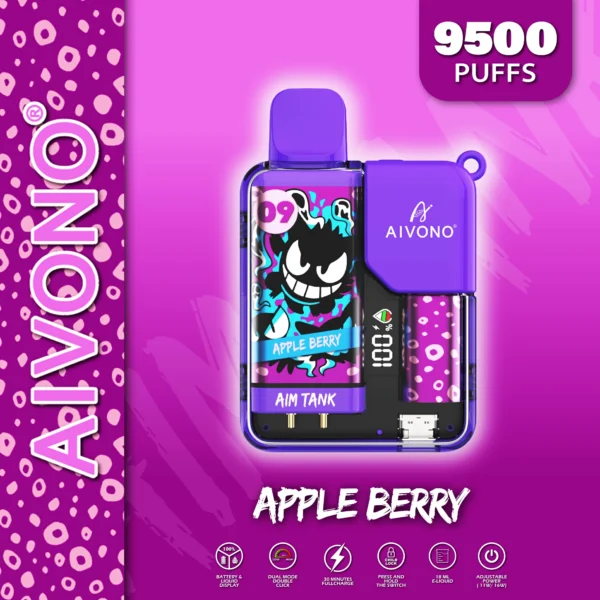AIVONO AIM TANK 9500 Puffs 0% 2% 3% 5% Nikotynowe akumulatory jednorazowe Vapes Pen Luzem Kup hurtowo - BeerVape - 12