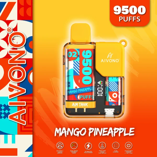 AIVONO AIM TANK 9500 Puffs 0% 2% 3% 5% Nikotynowe akumulatory jednorazowe Vapes Pen Luzem Kup hurtowo - BeerVape - 3
