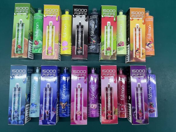 AIVONO FATMAN 15000 Puffs 0% 2% 3% 5% Caneta Vapes descartáveis ​​recarregáveis ​​com baixo teor de nicotina em massa Compre no atacado - BeerVape - 2