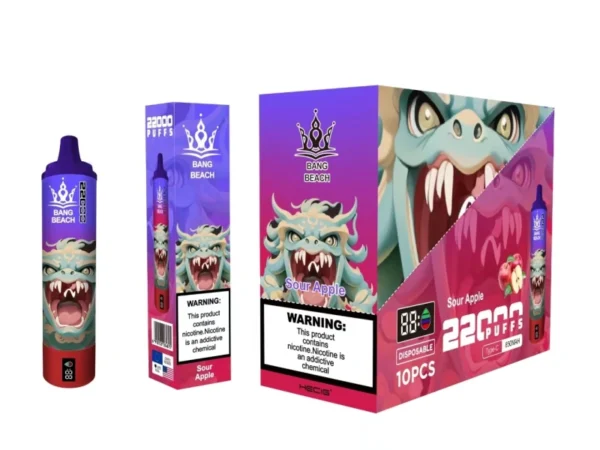 Bang Beach 22000 Puffs 0% 2% 3% 5% Recarregável com baixo teor de nicotina em massa Compre caneta Vape descartável no atacado - BeerVape - 4