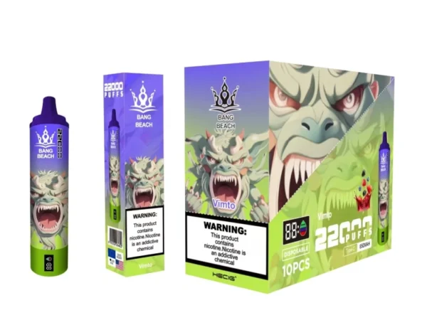 Bang Beach 22000 Puffs 0% 2% 3% 5% Recarregável com baixo teor de nicotina em massa Compre caneta Vape descartável no atacado - BeerVape - 9