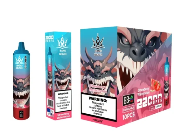 Bang Beach 22000 Puffs 0% 2% 3% 5% Recarregável com baixo teor de nicotina em massa Compre caneta Vape descartável no atacado - BeerVape - 3