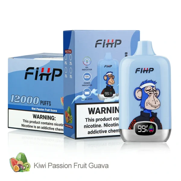 FIHP 12000 Puffs 2% 5% Genopladelige engangsvapes med lav nikotinindhold Pen Bulk Køb Engros - BeerVape - 3