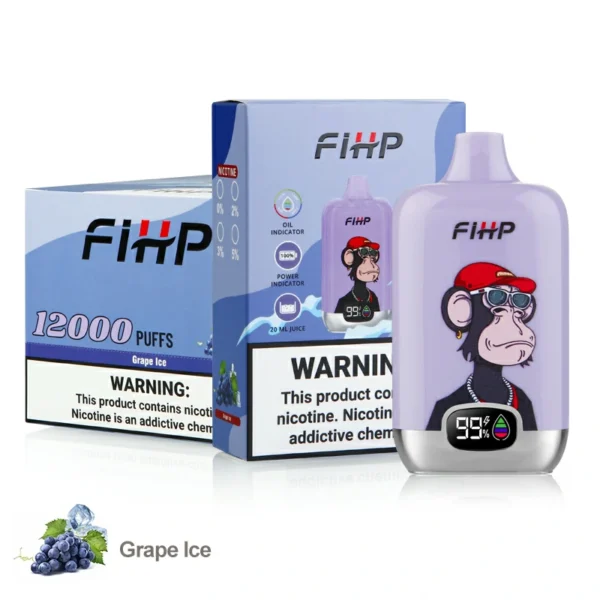 FIHP 12000 Puffs 2% 5% Genopladelige engangsvapes med lavt nikotinindhold Pen Bulk Køb Engros - BeerVape - 4