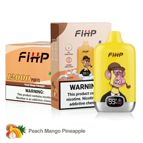 FIHP 12000 Puffs 2% 5% Genopladelige engangsvapes med lav nikotinindhold Pen Bulk Køb Engros - BeerVape - 7