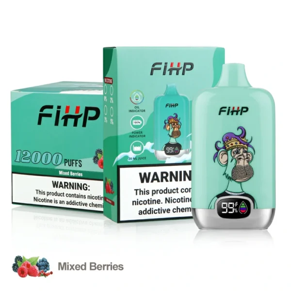 FIHP 12000 Puffs 2% 5% Genopladelige engangsvapes med lav nikotinindhold Pen Bulk Køb Engros - BeerVape - 9