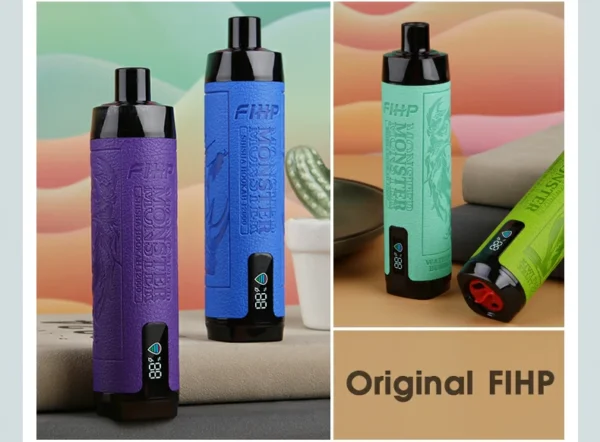 Vodní dýmka FIHP Shisha Vodní dýmka 12 000 šluků Monster Low Nikotine Nabíjecí jednorázové vapes Pen Hromadně Koupit velkoobchod – BeerVape – 13