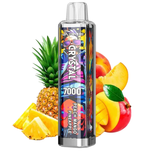 Vapme Crystal 7000 Puffs 2% 5% Никотиновые перезаряжаемые одноразовые вейпы оптом купить оптом - BeerVape - 4