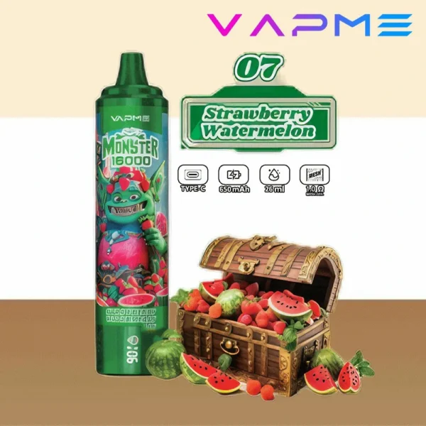 Vapme Monster 16000 Puffs 2% 5% Nikotynowe Akumulatory Jednorazowe Vape Luzem kup hurtowo - BeerVape - 5