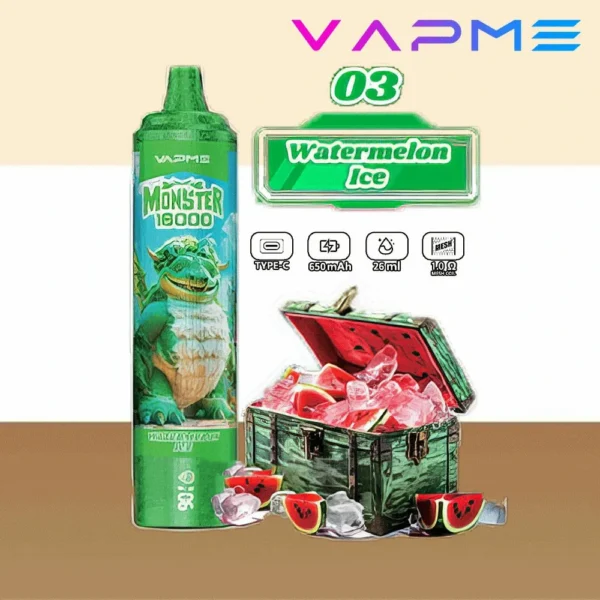 Vapme Monster 16000 Puffs 2% 5% Nikotynowe Akumulatory Jednorazowe Vape Luzem kup hurtowo - BeerVape - 6
