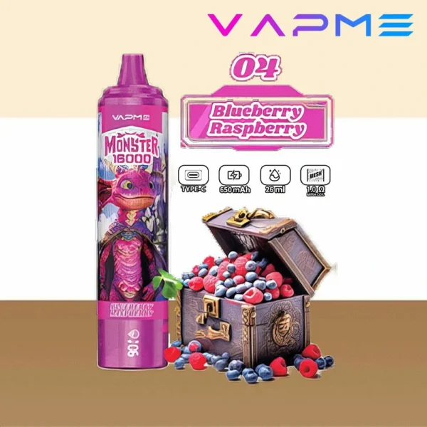 Vapme Monster 16000 Puffs 2% 5% Nikotynowe Akumulatory Jednorazowe Vape Luzem kup hurtowo - BeerVape - 8