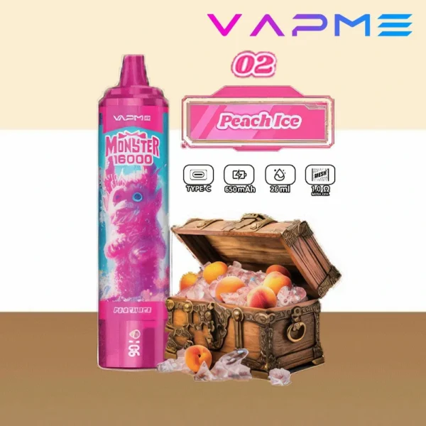 Vapme Monster 16000 Puffs 2% 5% Nikotynowe Akumulatory Jednorazowe Vape Luzem kup hurtowo - BeerVape - 13