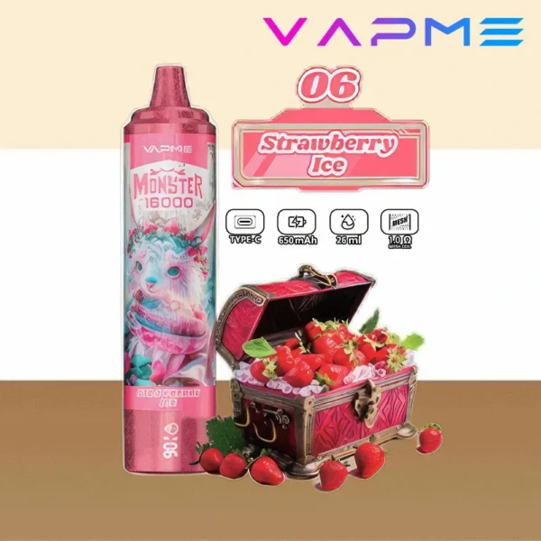Vapme Monster 16000 Puffs 2% 5% Nikotynowe Akumulatory Jednorazowe Vape Luzem kup hurtowo - BeerVape - 2
