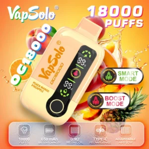 Vapsolo DG 18000 Puffs 2% 5% Penna per vaporizzatori usa e getta ricaricabile a basso contenuto di nicotina Acquista all'ingrosso - BeerVape - 9