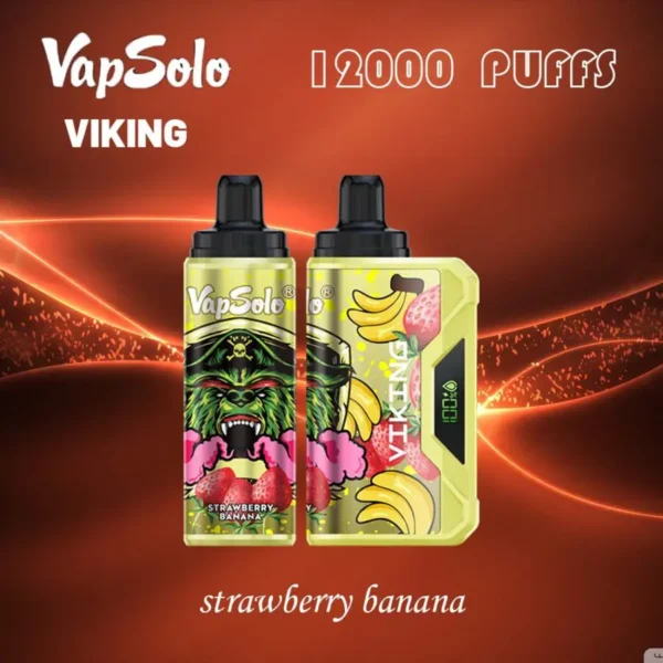 VapSolo Viking 12000 Puffs 2% 5% Nízkonikotinové dobíjecí jednorázové vapky Pen Hromadně Koupit Velkoobchod – BeerVape – 4