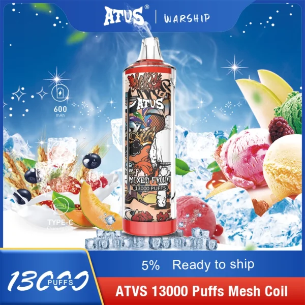 Atvs 13000 Puffs 5% Vapes desechables recargables con bajo contenido de nicotina Compra a granel al por mayor - BeerVape - 4