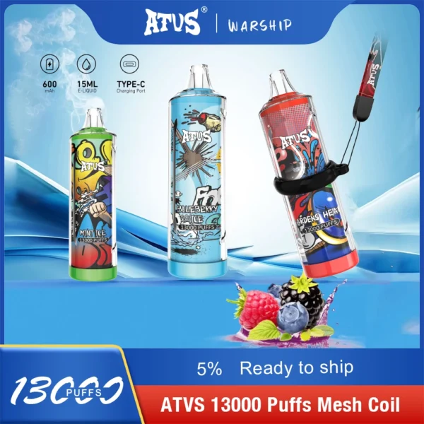 Atvs 13000 Puffs 5% Vapes desechables recargables con bajo contenido de nicotina Compra a granel al por mayor - BeerVape - 1