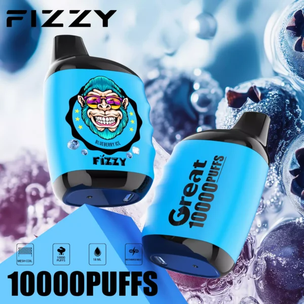 Fizzy Great 10000 Puffs 2% 5% Перезаряжаемые одноразовые ручки для вейпов с низким содержанием никотина, оптовая покупка оптом - BeerVape - 3