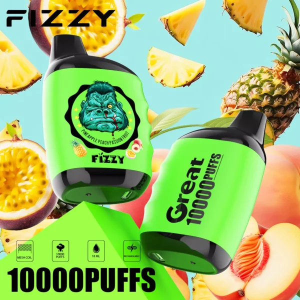 Fizzy Great 10000 Puffs 2% 5% Перезаряжаемые одноразовые ручки для электронных сигарет с низким содержанием никотина, оптовая покупка оптом - BeerVape - 4