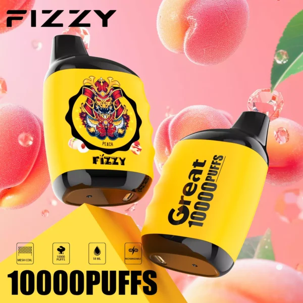 Fizzy Great 10000 Puffs 2% 5% Перезаряжаемые одноразовые ручки для электронных сигарет с низким содержанием никотина, оптовая покупка оптом - BeerVape - 6