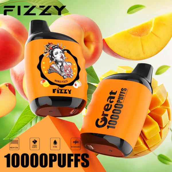 Fizzy Great 10000 Puffs 2% 5% Перезаряжаемые одноразовые ручки для электронных сигарет с низким содержанием никотина, оптовая покупка оптом - BeerVape - 7