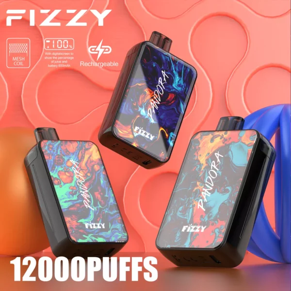 Fizzy Pandora 12000 Puffs 2% 5% Перезаряжаемые одноразовые ручки для электронных сигарет с низким содержанием никотина, оптовая покупка оптом - BeerVape - 1