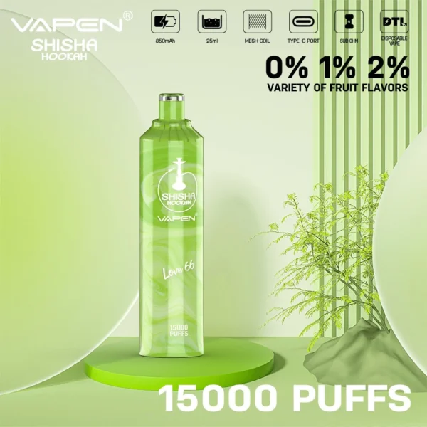 VAPEN Shisha Szisza 15000 Puffs 0% 2% Niskonikotynowy Akumulator Jednorazowy Vapes Pen Luzem Kup hurtowo - BeerVape - 6