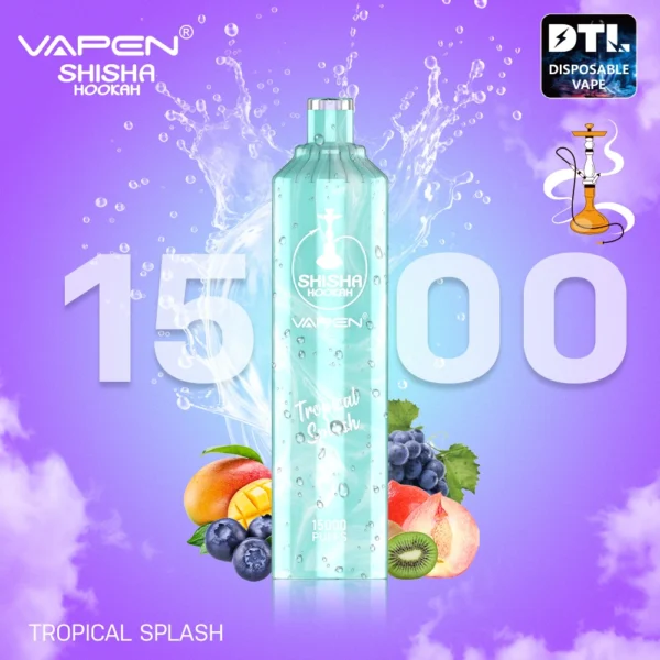 VAPEN Shisha Hookah 15000 Puffs 0% 2% Niskonikotynowy, jednorazowy, wielokrotnego ładowania Vapes Pen Luzem Kup hurtowo - BeerVape - 10