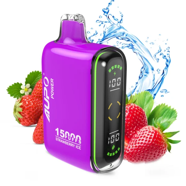 AUPO 15000 Puffs Dual Mesh LED Display 2% Genopladelig engangsvapes med lav nikotinindhold Pen Bulk Køb Engros - BeerVape - 7