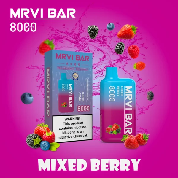MRVI Bar Mr8000 Puffs 2% 3% 5% Vapes desechables recargables con bajo contenido de nicotina Compra a granel al por mayor - BeerVape - 6