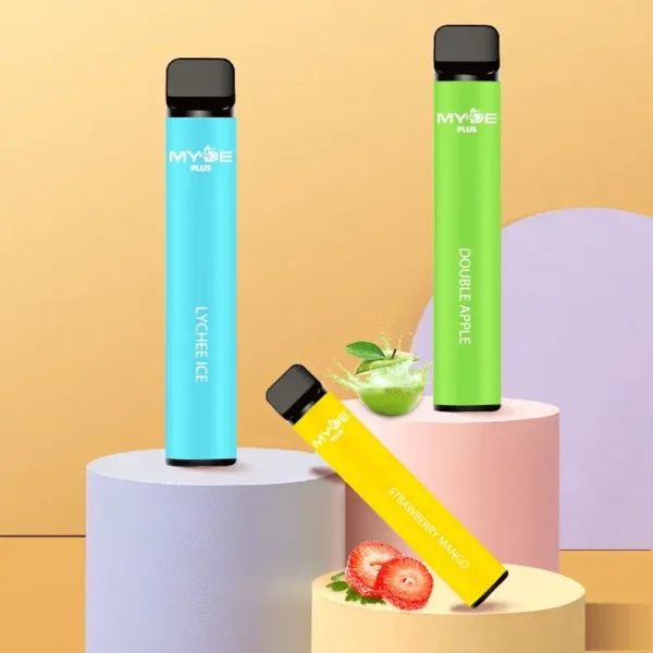 MYDE Plus 800 Puffs 0% 2% 5% Caneta Vapes descartáveis ​​com baixo teor de nicotina em massa Comprar no atacado - BeerVape - 1