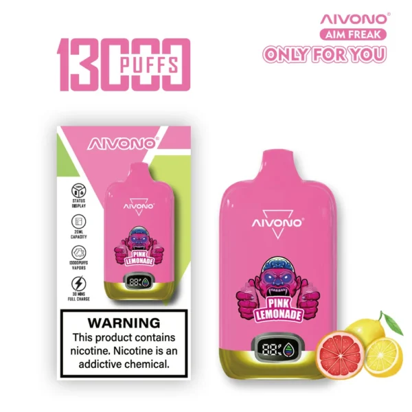 AIVONO AIM FREAK 13000 Puffs Digital Screen 0% 2% 3% 5% Nikotynowy akumulator Jednorazowy długopis Vapes Kup hurtowo - BeerVape - 11