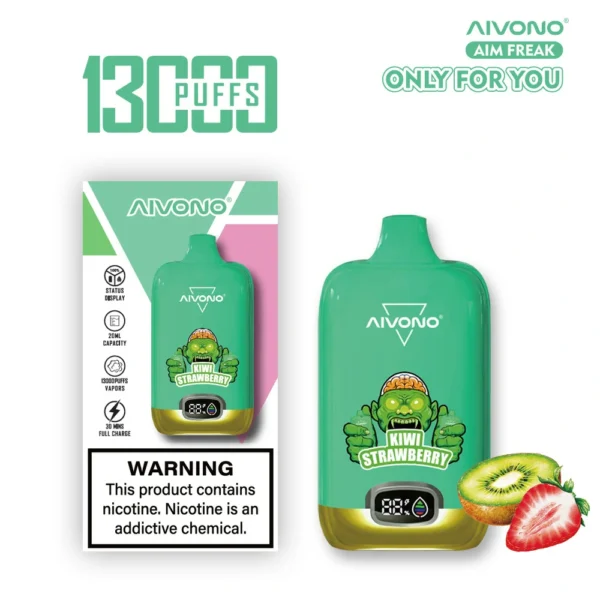 AIVONO AIM FREAK 13000 Puffs Digital Screen 0% 2% 3% 5% Nikotynowy akumulator Jednorazowy długopis Vapes Kup hurtowo - BeerVape - 3