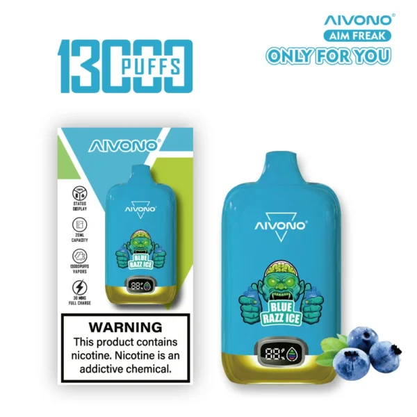 AIVONO AIM FREAK 13000 Puffs Digital Screen 0% 2% 3% 5% Nikotynowy akumulator Jednorazowy długopis Vapes Kup hurtowo - BeerVape - 4