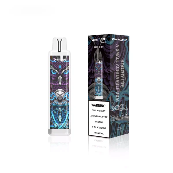 Grativape iStorm 12000 Puffs 0% 2% 3% 5% Nízkonikotinové dobíjecí jednorázové vapky Pen Hromadně Koupit – BeerVape – 10