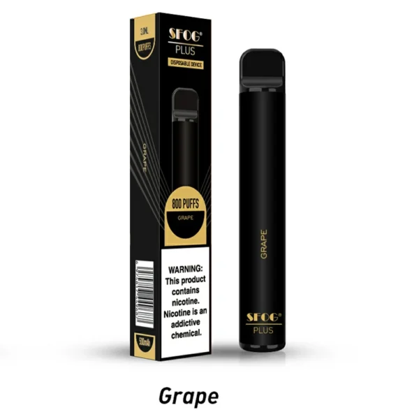 SFOG PLUS 800 Puffar 2% 3% 5% Uppladdningsbara engångsvapes med låg nikotinhalt Penna Bulk Köp Partihandel - BeerVape - 7