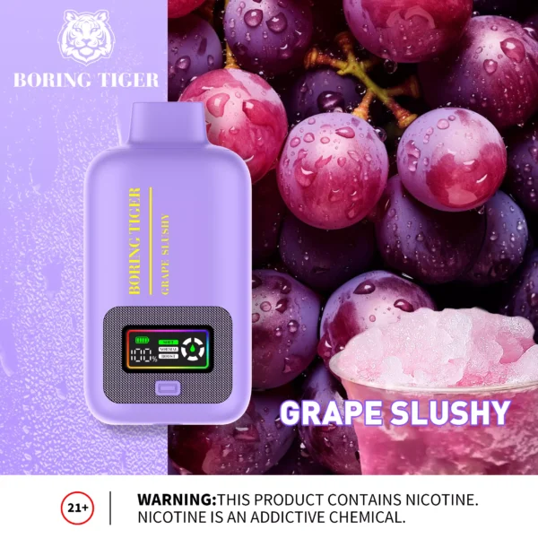 VASY Boring Tiger 25000 Puffs Schermo digitale 4 Mesh Coil 50mg Penna per vaporizzatori usa e getta ricaricabile a basso contenuto di nicotina Bulk Acquista all'ingrosso - BeerVape - 9