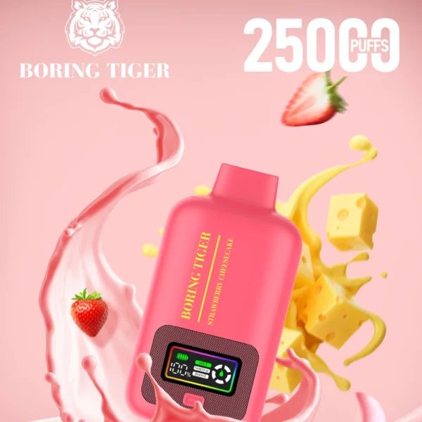 VASY Boring Tiger 25000 Puffs Schermo digitale 4 Mesh Coil 50mg Penna per vaporizzatori usa e getta ricaricabile a basso contenuto di nicotina Bulk Acquista all'ingrosso - BeerVape - 1