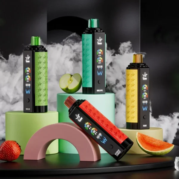 VASY OSSU 30000 Puffs Shisha Hookah Pantalla completa de malla dual 0% 5% Vapes desechables recargables con bajo contenido de nicotina Pluma Compra a granel al por mayor - BeerVape - 1