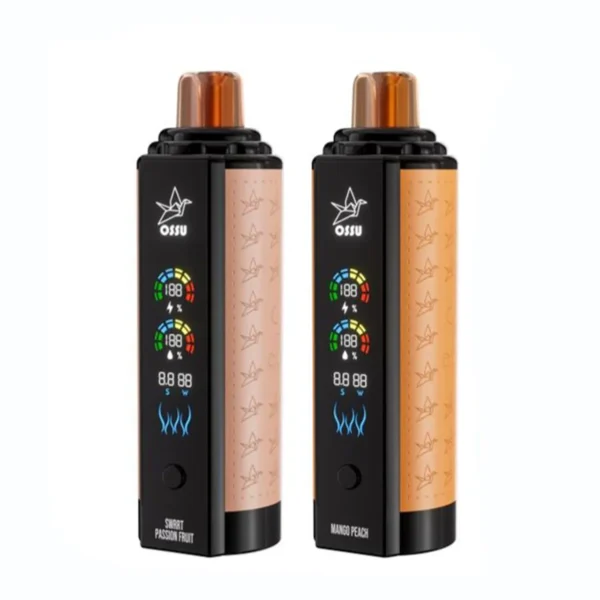 VASY OSSU 30000 Puffs Shisha Hookah Pantalla completa de malla dual 0% 5% Vapes desechables recargables con bajo contenido de nicotina Pluma Compra a granel al por mayor - BeerVape - 2